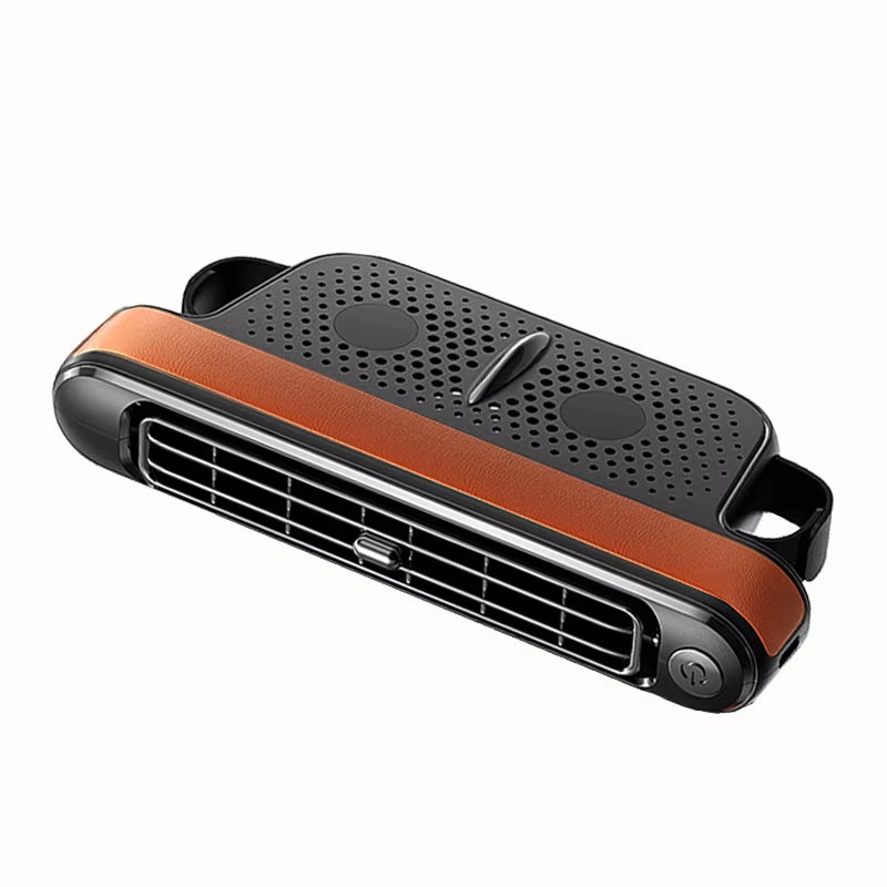 Car Headrest Cooling Air Fan 3 Speeds Adjustable Car Neck Cooler USB Powered Rear Seat Ventilator for Front Rear Seat Passenger