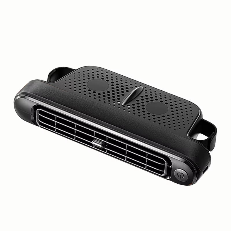Car Headrest Cooling Air Fan 3 Speeds Adjustable Car Neck Cooler USB Powered Rear Seat Ventilator for Front Rear Seat Passenger